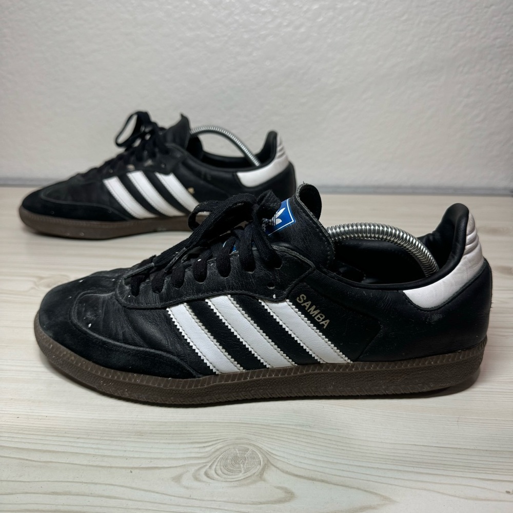 ADIDAS Originals Samba OG Black White Gum B75807 Men's shoes Size 10.5